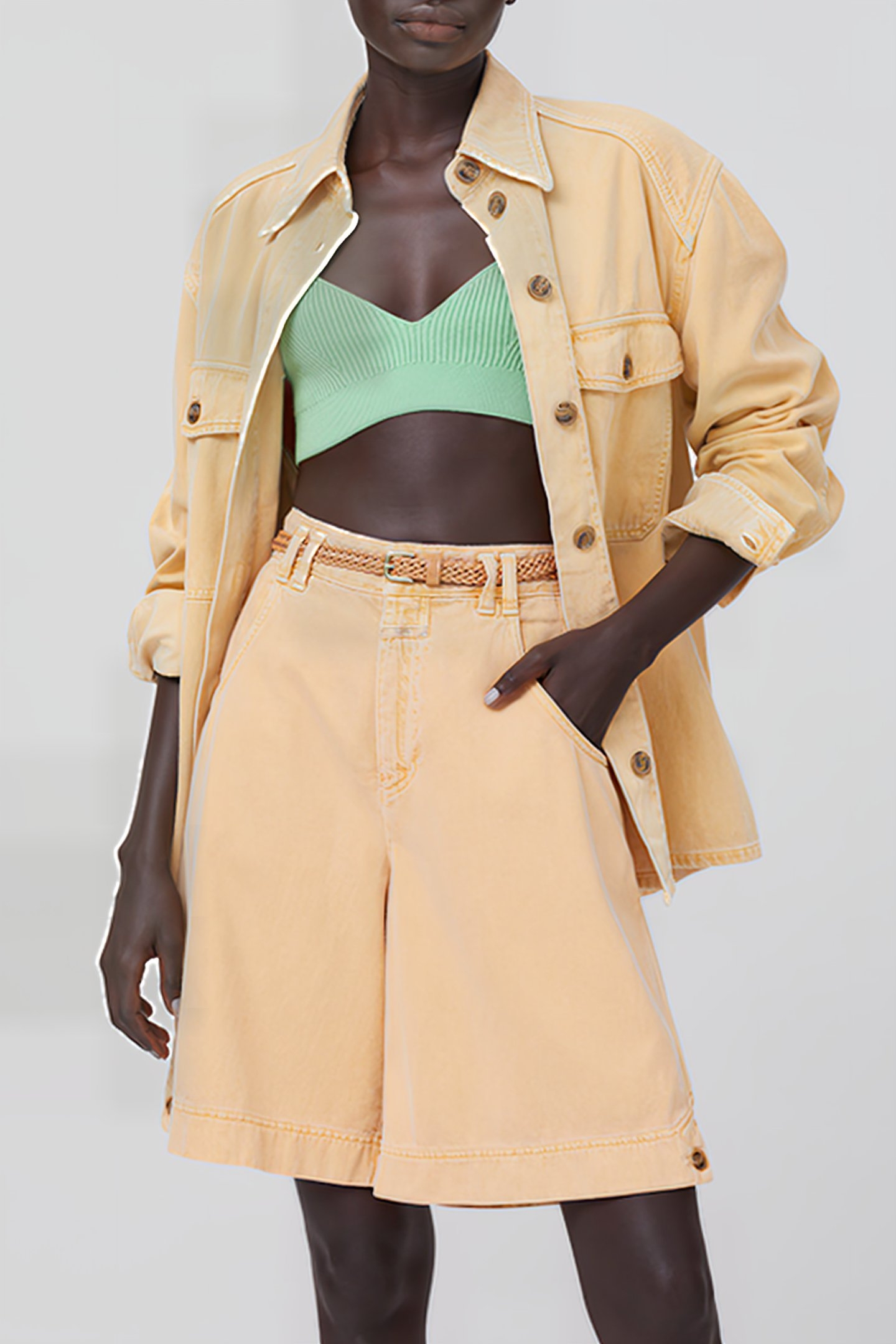 KNITTED BRA UNDERWEAR (BRA) APPLE GREEN 4