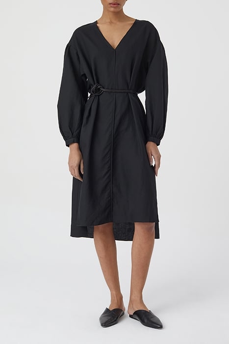 PUFF SLEEVE DRESSES BLACK 4
