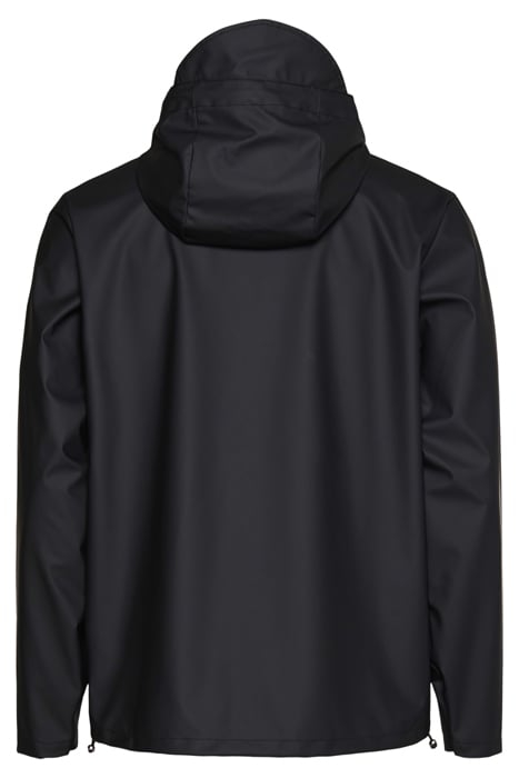 UNISEX SHORT HOODED COAT BLACK 6