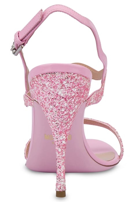 RIC RAC GLITTER HIGH SANDALS PINK 3