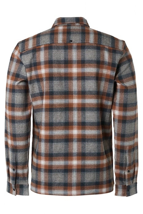 SHIRT CHECK CARAMEL 5