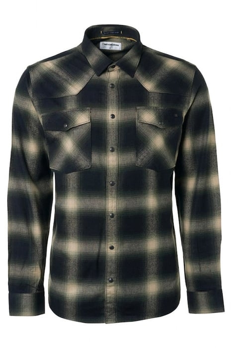 SHIRT CHECK DARK GREEN 4