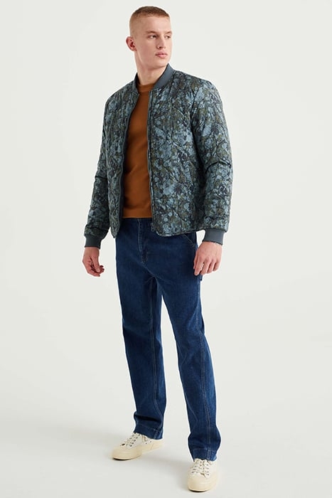 5POCKET MID WAIST DARK BLUE 3