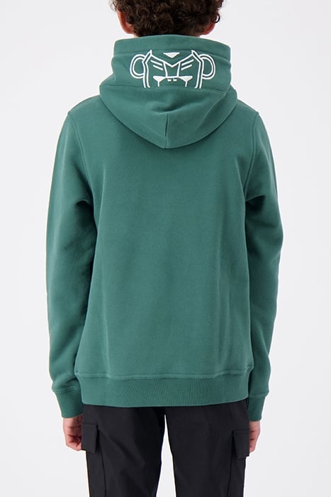 JR. SCRIPT HOODIE GREEN 2