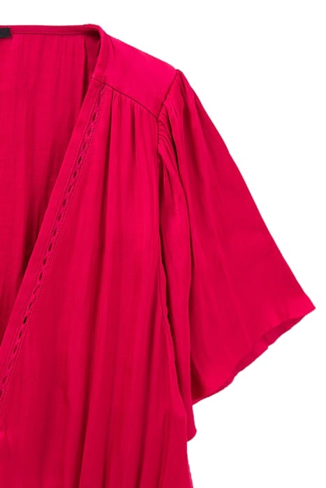 FUCHSIA PEPLUM BLOUSE 5