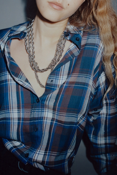 MIXED LINK AND PADLOCK ADJUSTABLE LONG NECKLACE 2