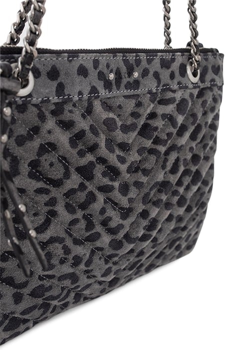 GREY LEOPARD 1440 REPORTER CLUTCH BAG 5