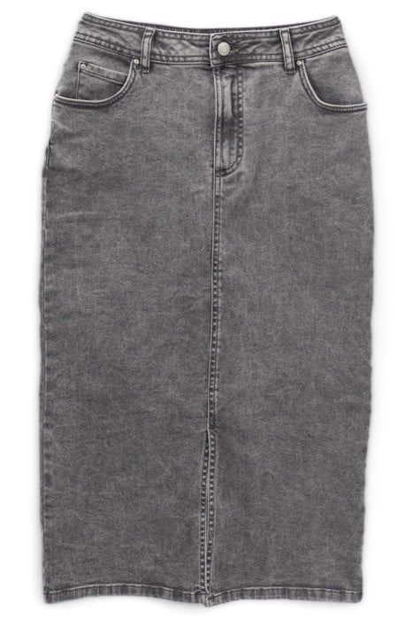 GREY DENIM PENCIL SKIRT 4