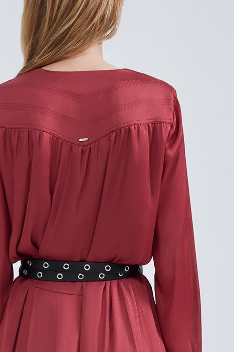 CAMELIA JAPANESE POLYESTER LONG DRESS 6