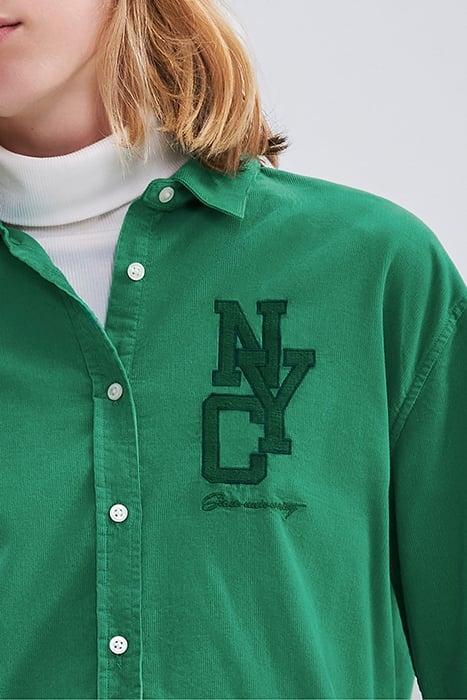 GREEN ORGANIC NEEDLECORD SHIRT 6