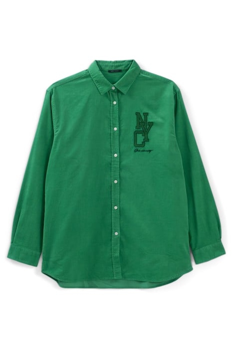 GREEN ORGANIC NEEDLECORD SHIRT 3