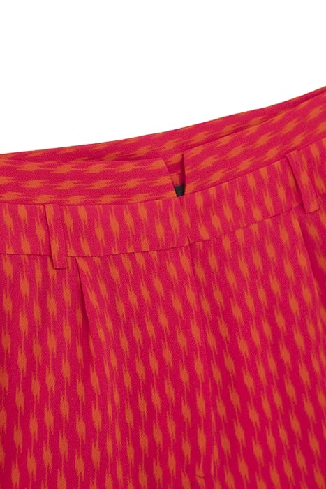 FUCHSIA PRINT SUIT SHORTS 6