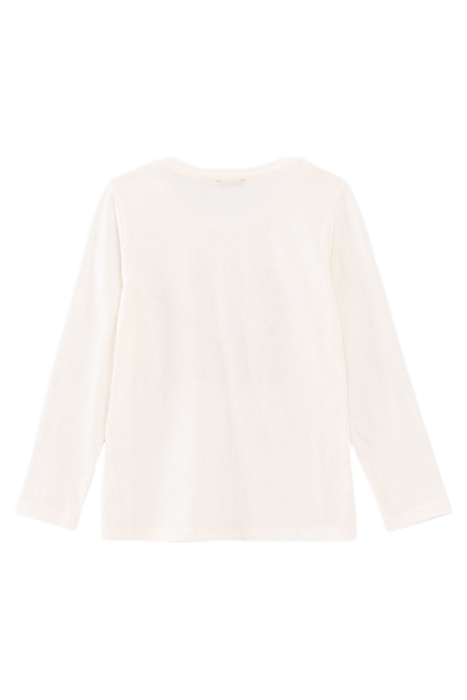 GIRLS' OFF-WHITE 3D CHEERLEADERS IMAGE T-SHIRT 2