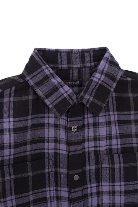 BOYS’ PURPLE CHECK MIX SHIRT 3