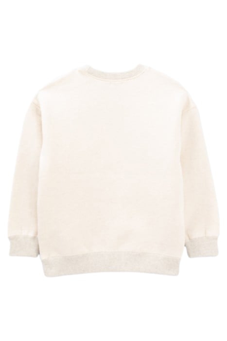 BOYS’ ECRU SWEATSHIRT WITH TRAINER-SKELETON XL EMBROIDERY 2