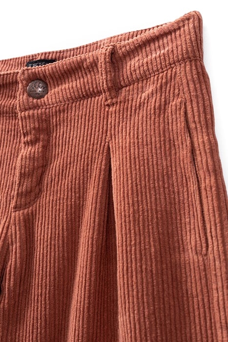GIRLS’ PINK COPPER CORDUROY WIDE-LEG TROUSERS 3