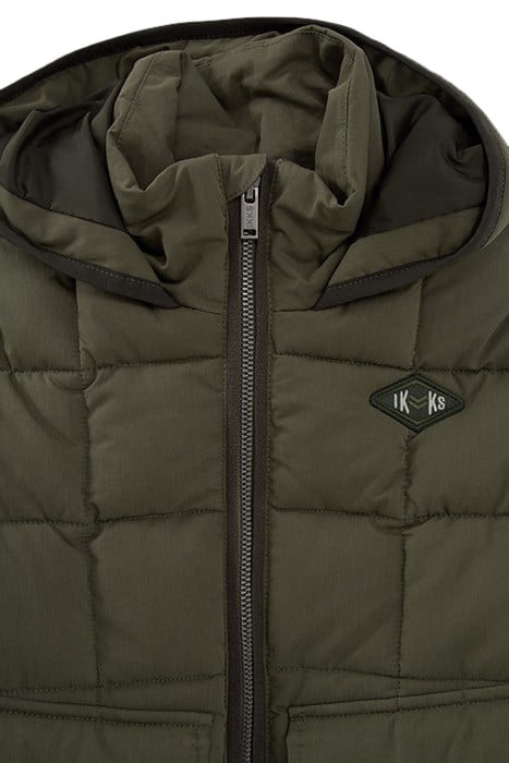 BOYS’ KHAKI DOUBLE OPENING POCKET PADDED JACKET 3
