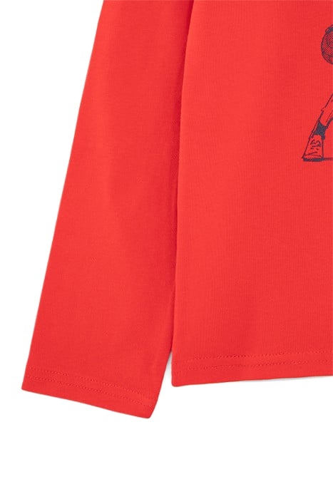 BOYS’ RED BASKETBALL PLAYER IMAGE T-SHIRT 4