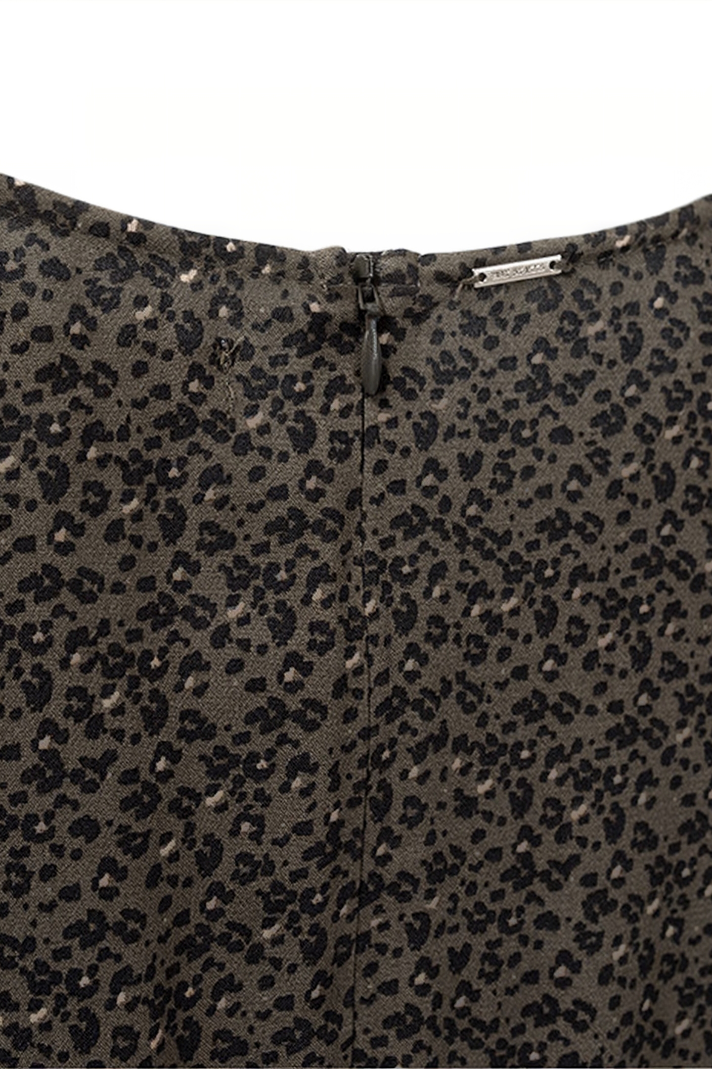 GIRLS’ KHAKI LEOPARD PRINT LENZING™ ECOVERO™ DRESS 7