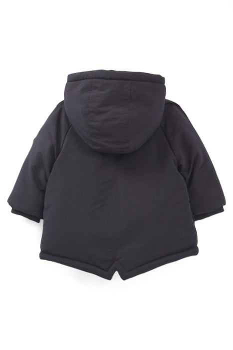 BABY GIRLS’ NAVY FUR-LINED HOODED PARKA 2