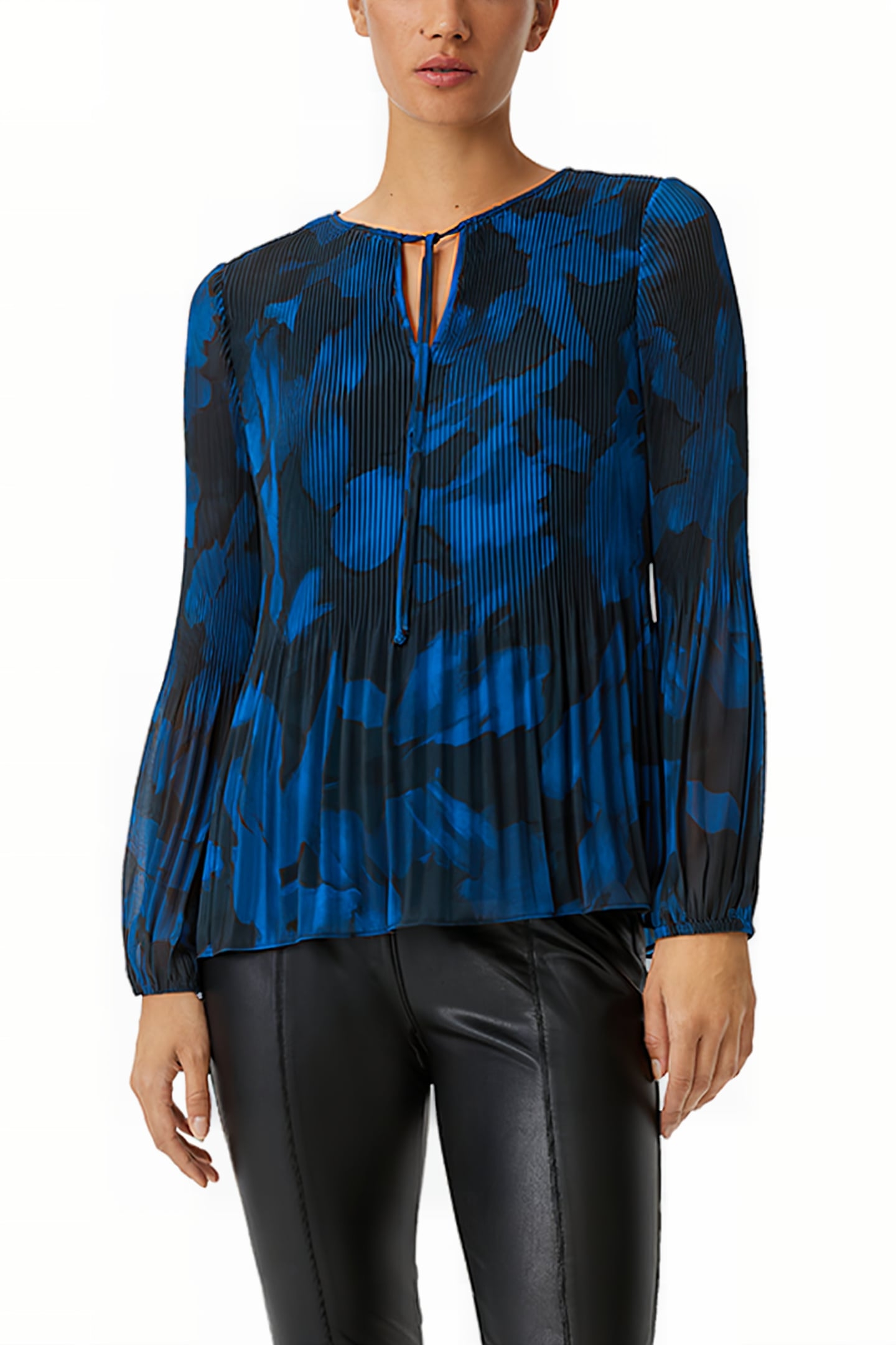 COMMA BLOUSES GREY/BLACK 1