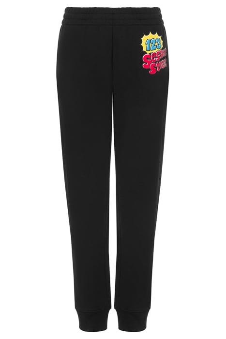 MOSCHINO MOSCHINO SESAME STREET© FLEECE JOGGERS BLACK 3