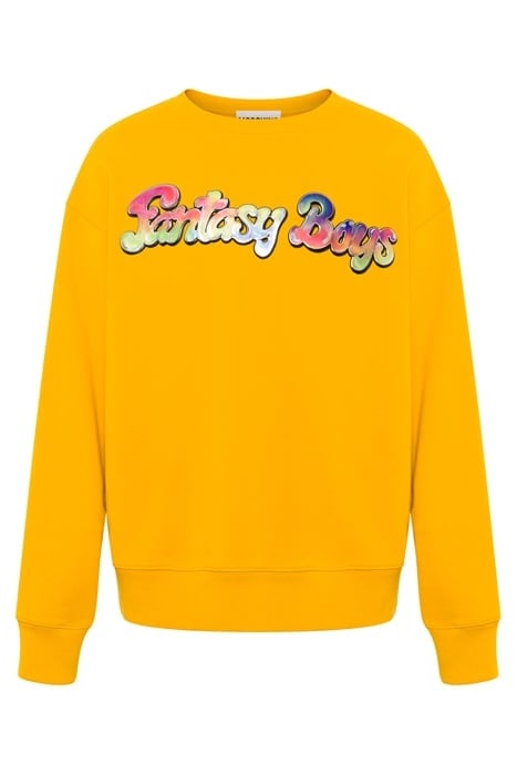FANTASY BOYS ORGANIC COTTON SWEATSHIRT YELLOW 3