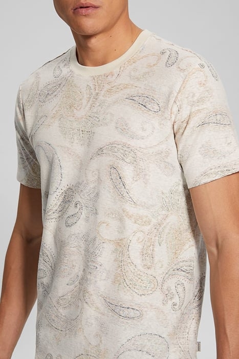 GUESS ECO ECO LINEN BLEND PAIS SALT WHITE MULTI 7