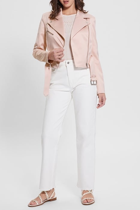 LUNA BELTED CROPPED DOLLY PINK 3