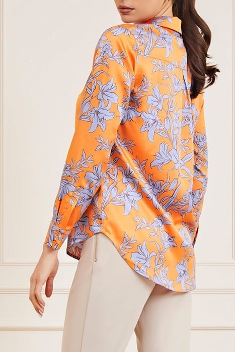 THE ICON BLOUSE PRIN SUNBURST ORANGE 2