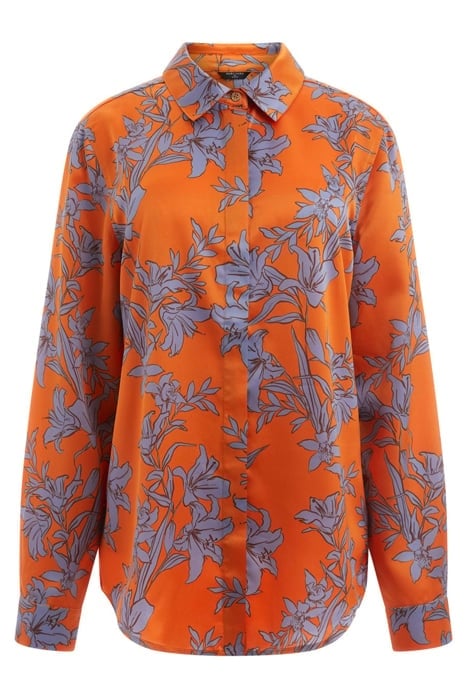 THE ICON BLOUSE PRIN SUNBURST ORANGE 4
