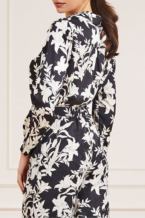 MARCIANO BY GUESS THE ICON BLOUSE PRINT SUNBURST BLACK BUTTO 2