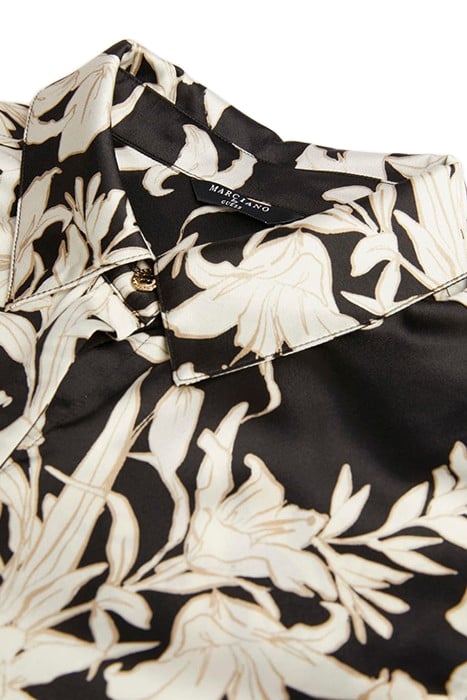 MARCIANO BY GUESS THE ICON BLOUSE PRINT SUNBURST BLACK BUTTO 7