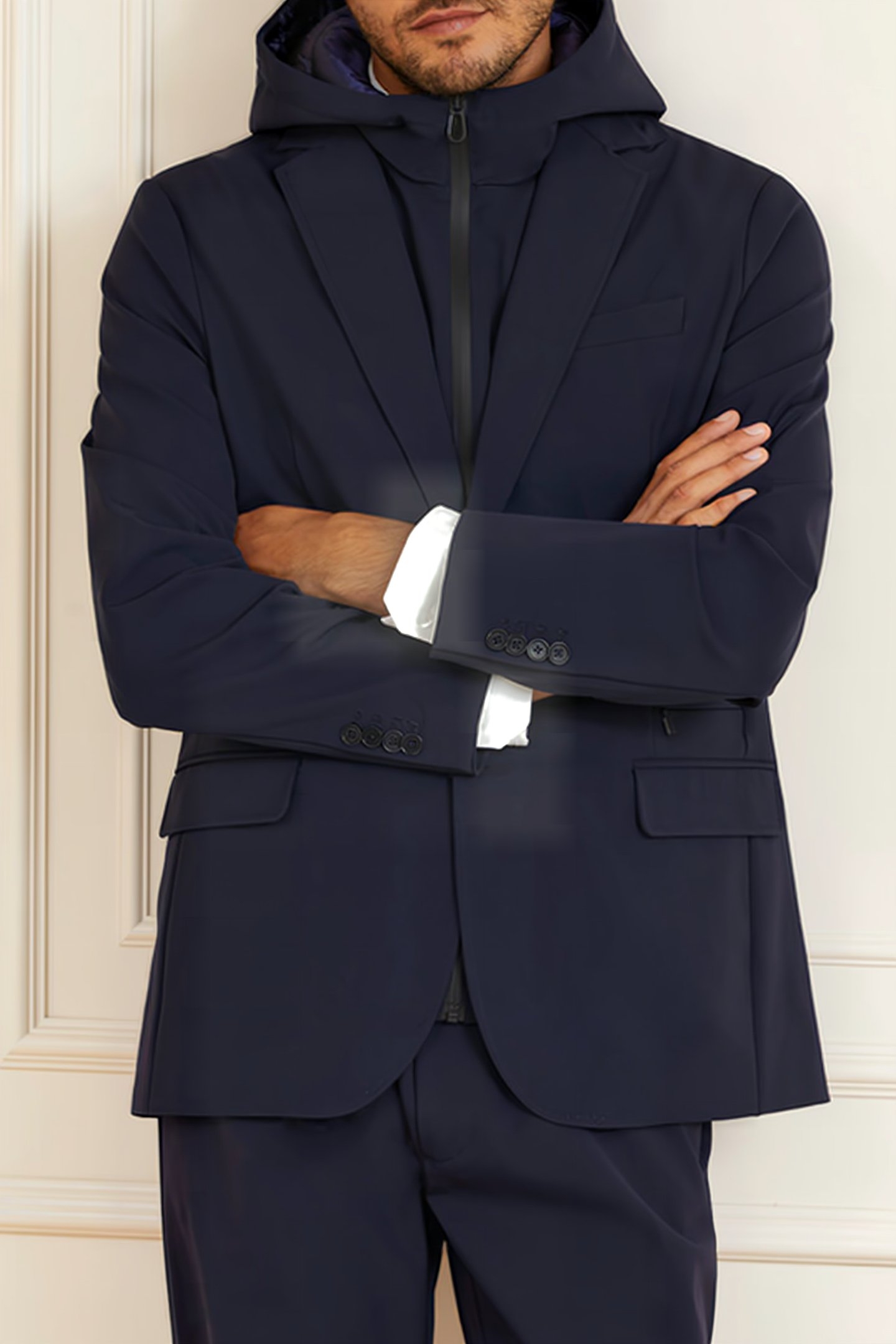 MARCIANO BY GUESS BLAZER DETACHABLE SMART BLUE 8