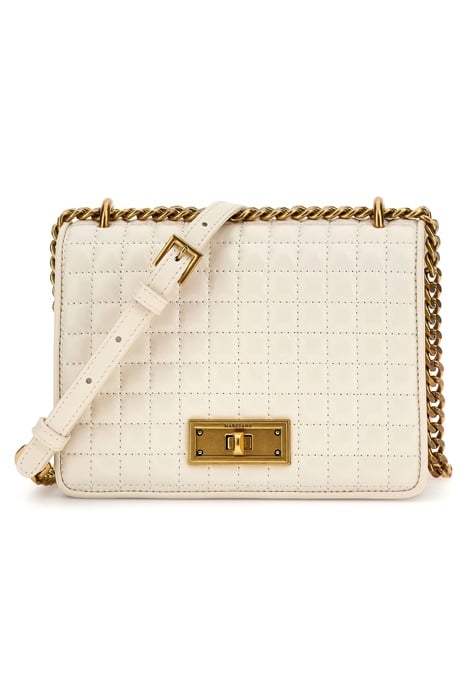 EMILY QUILTING CROSS PALE BODY BAG PEARL 1