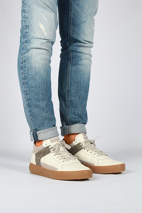 BLACKSTONE - ELGIN - AG108 OFFWHITE IVY GREEN - SNEAKER (MID 2