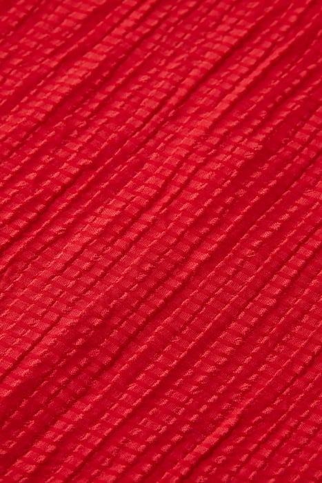 V-NECK TOP LIPSTICK RED 8