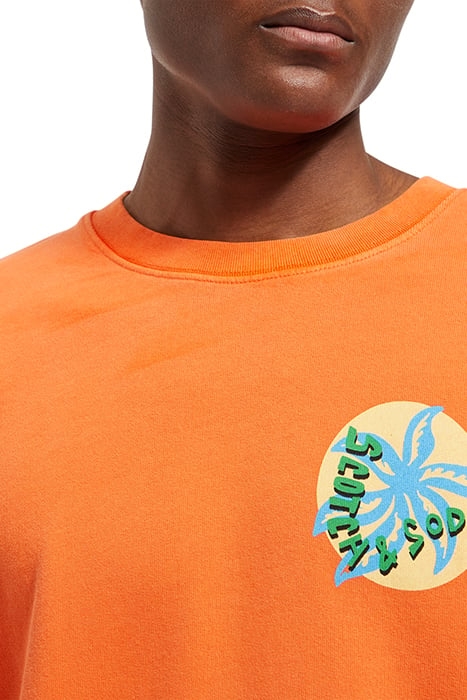 GARMENT-DYED ARTWORK SWEATSHIR LIFE BUOY 6