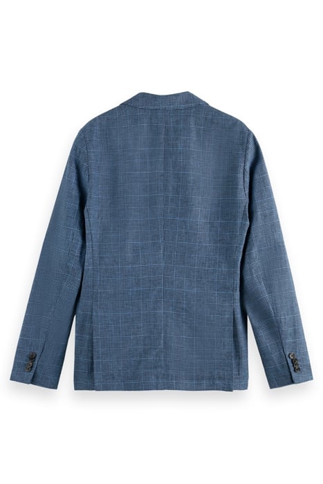 DOUBLE-BREASTED CHECK BLAZER BLUE CHECK 2