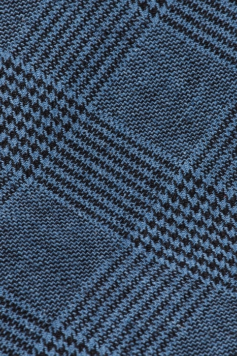 DOUBLE-BREASTED CHECK BLAZER BLUE CHECK 3