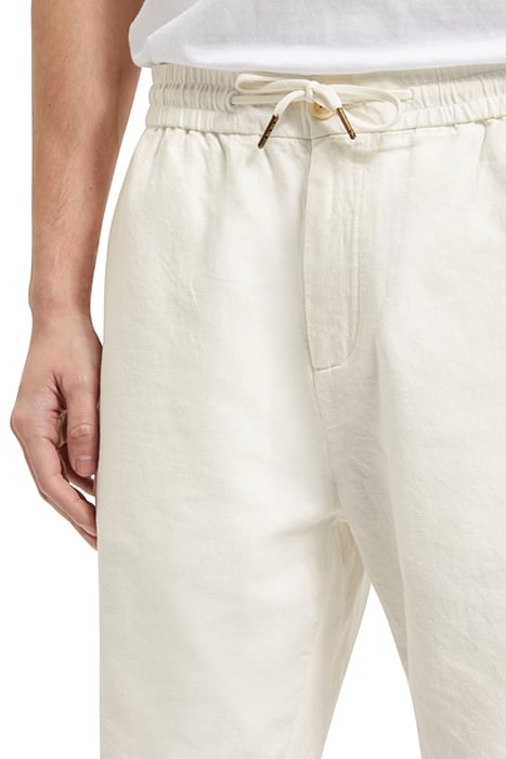 FAVE- COTTON/LINEN TWILL BERMU SHELL 7