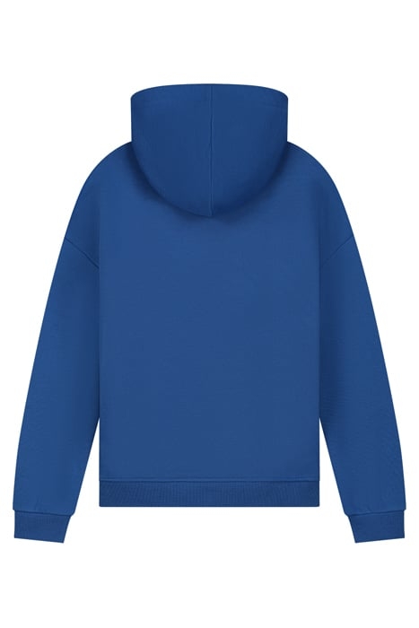 SWIRL LOGO HOODIE COBALT BLUE 2