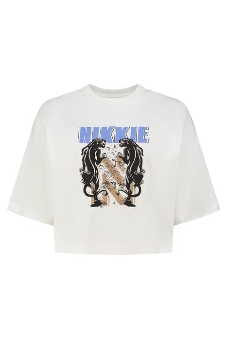 NIKKIE PANTHER T-SHIRT STAR WHITE 1