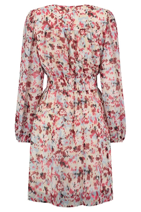 RIVER PRINTED DRESS RASPBERRY 2