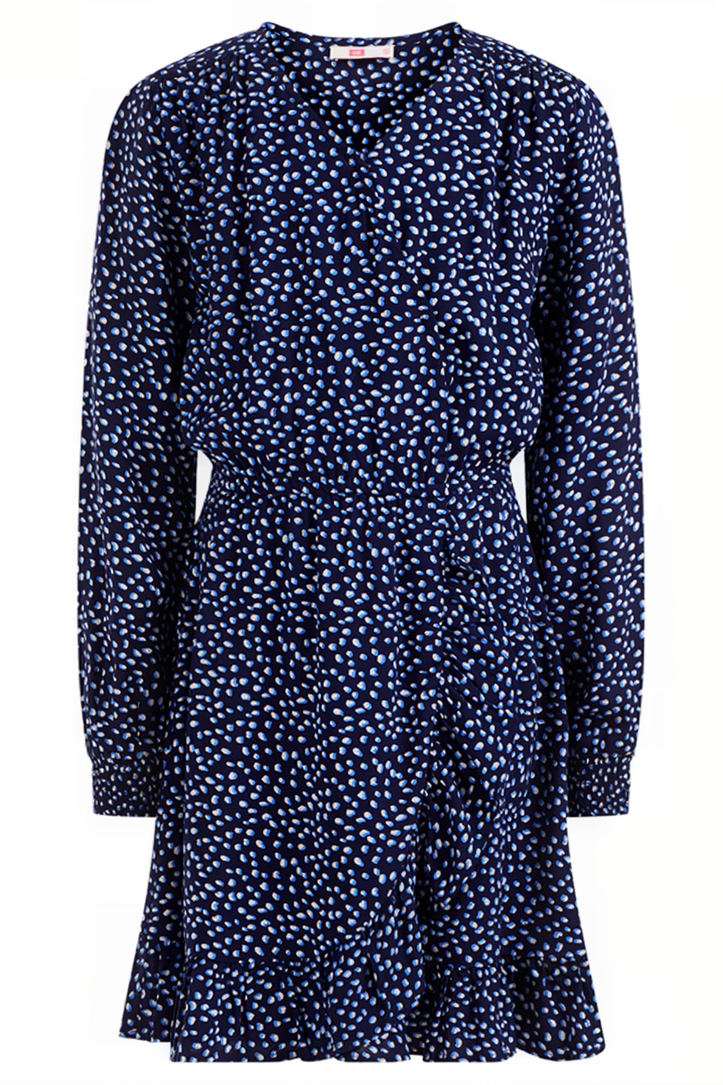 DRESS MID LENGTH BLUE 2