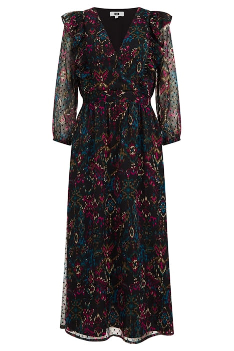 DRESS MID LENGTH BLACK 3