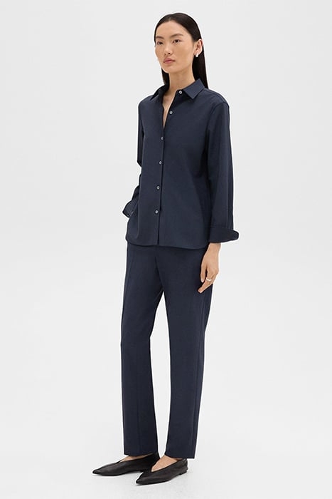 TREECA FULL LENGTH PANT IN GOOD WOOL NOCTURNE NAVY 4