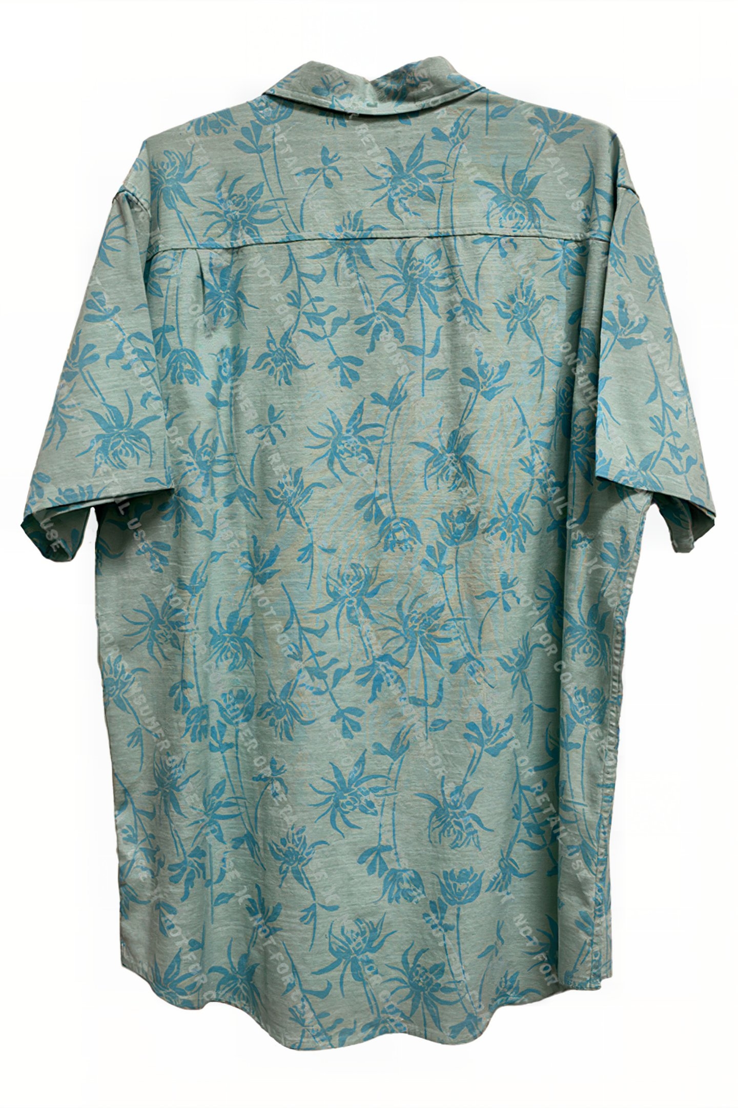 OAO STRETCH PRINT SHORT SLEEVE BLISS BLUE 2