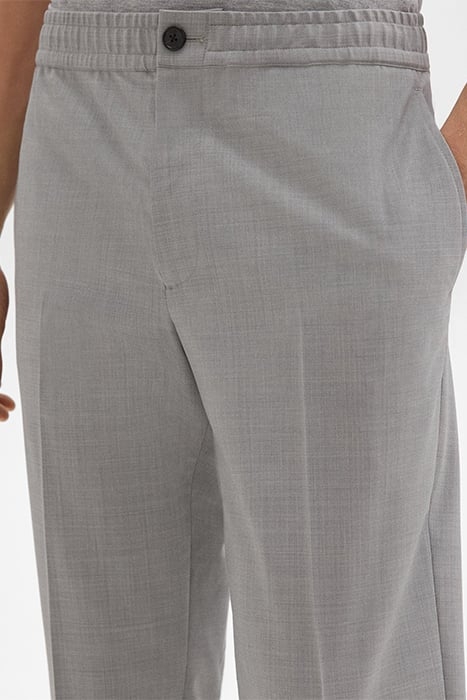 LARIN DRAWSTRING PANT IN STRETCH WOOL VAPOR MELANGE 4