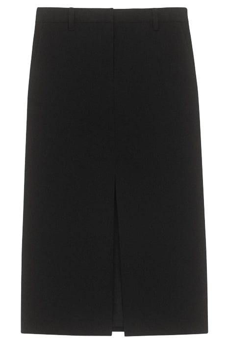 MIDI TROUSER SKIRT IN ADMIRAL CREPE BLACK 2